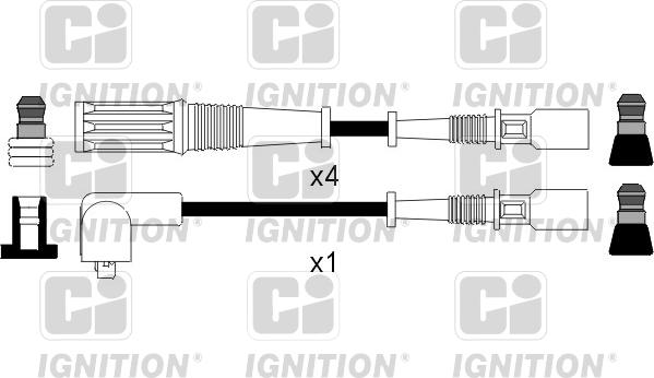 Quinton Hazell XC535 - Kit de câbles d'allumage cwaw.fr