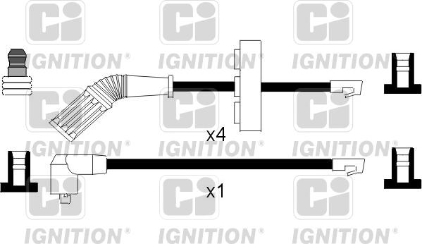 Quinton Hazell XC532 - Kit de câbles d'allumage cwaw.fr