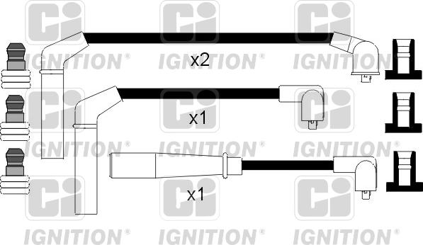 Quinton Hazell XC693 - Kit de câbles d'allumage cwaw.fr