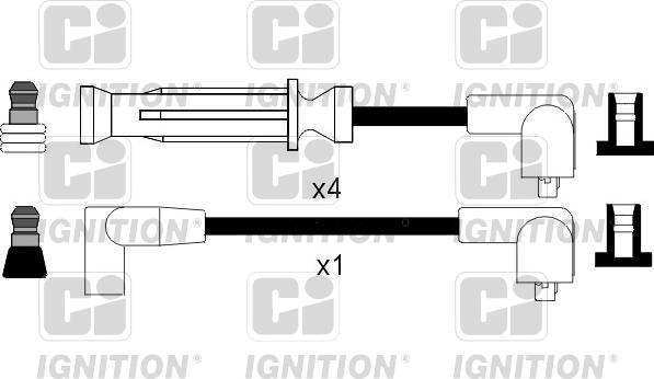 Quinton Hazell XC616 - Kit de câbles d'allumage cwaw.fr