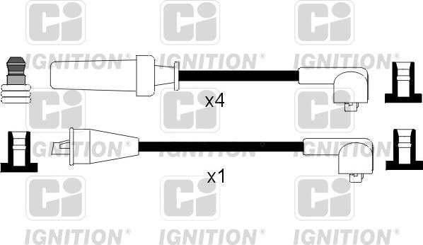 Quinton Hazell XC617 - Kit de câbles d'allumage cwaw.fr