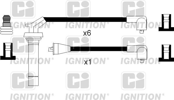 Quinton Hazell XC169 - Kit de câbles d'allumage cwaw.fr