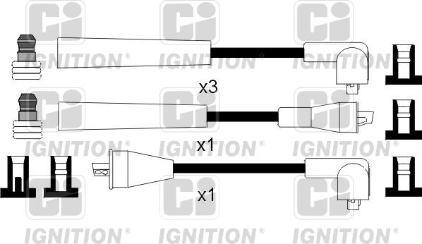 Quinton Hazell XC1094 - Kit de câbles d'allumage cwaw.fr