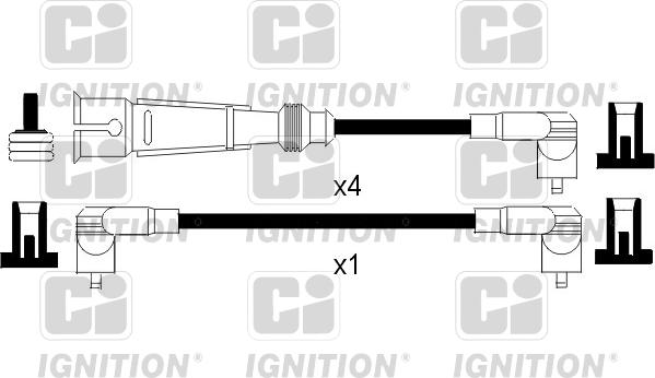 Quinton Hazell XC1095 - Kit de câbles d'allumage cwaw.fr