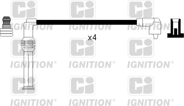 Quinton Hazell XC1045 - Kit de câbles d'allumage cwaw.fr