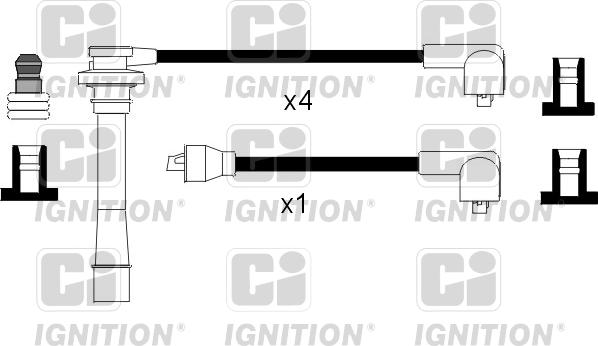 Quinton Hazell XC1061 - Kit de câbles d'allumage cwaw.fr