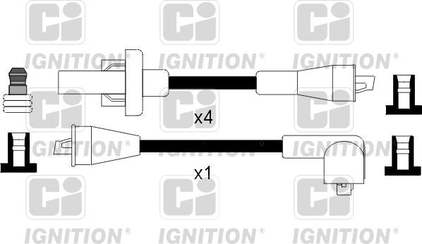 Quinton Hazell XC1067 - Kit de câbles d'allumage cwaw.fr