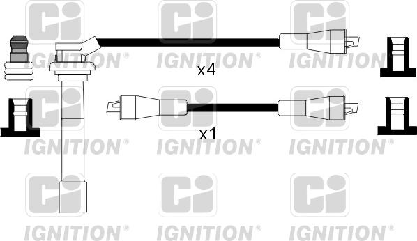 Quinton Hazell XC1018 - Kit de câbles d'allumage cwaw.fr