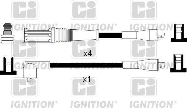 Quinton Hazell XC1086 - Kit de câbles d'allumage cwaw.fr