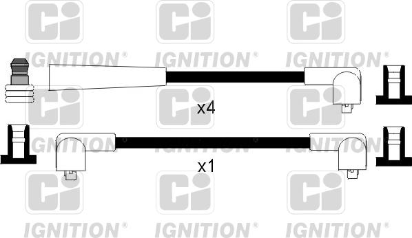 Quinton Hazell XC1082 - Kit de câbles d'allumage cwaw.fr