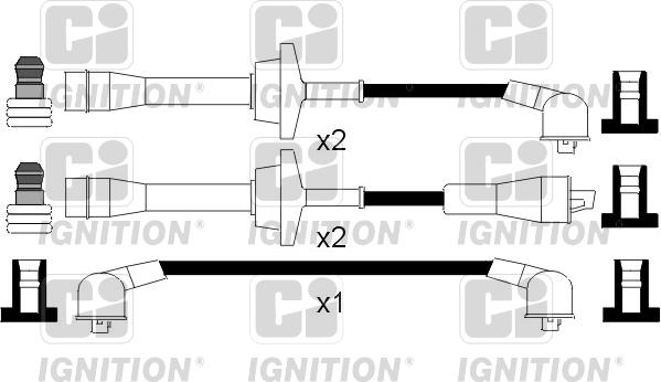 Quinton Hazell XC1029 - Kit de câbles d'allumage cwaw.fr