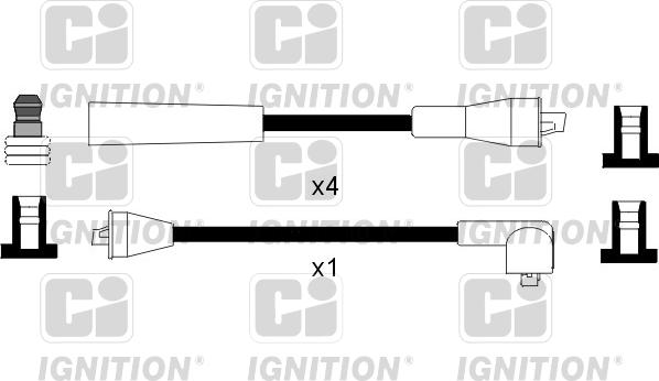 Quinton Hazell XC1025 - Kit de câbles d'allumage cwaw.fr