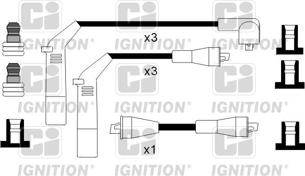 Quinton Hazell XC1026 - Kit de câbles d'allumage cwaw.fr