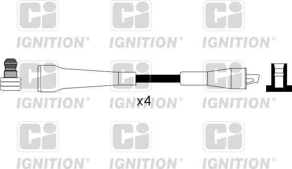 Quinton Hazell XC1020 - Kit de câbles d'allumage cwaw.fr