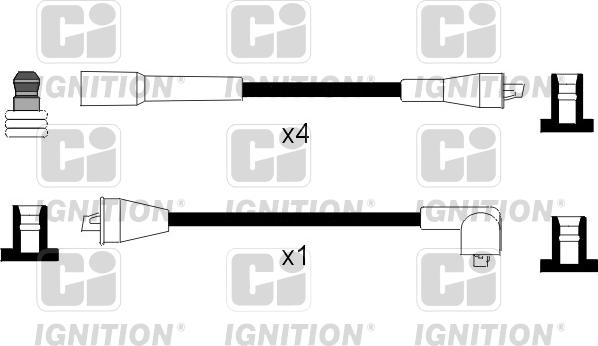 Quinton Hazell XC1075 - Kit de câbles d'allumage cwaw.fr