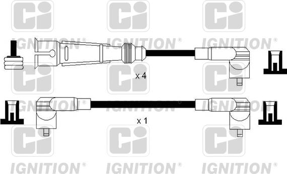 Quinton Hazell XC1199 - Kit de câbles d'allumage cwaw.fr