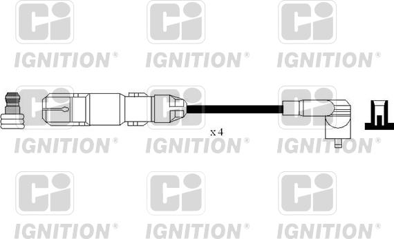 Quinton Hazell XC1194 - Kit de câbles d'allumage cwaw.fr