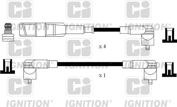 Quinton Hazell XC1198 - Kit de câbles d'allumage cwaw.fr