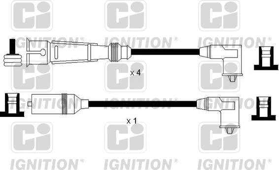 Quinton Hazell XC1160 - Kit de câbles d'allumage cwaw.fr