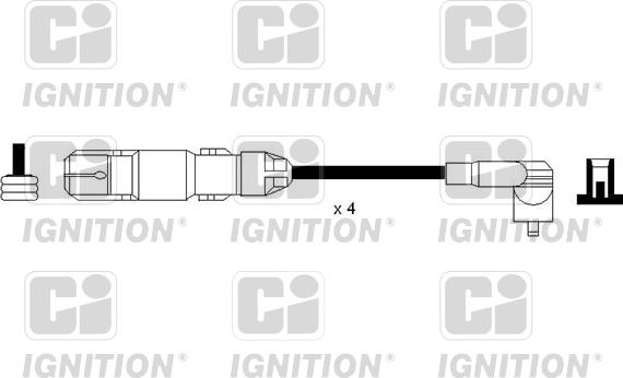 Quinton Hazell XC1162 - Kit de câbles d'allumage cwaw.fr