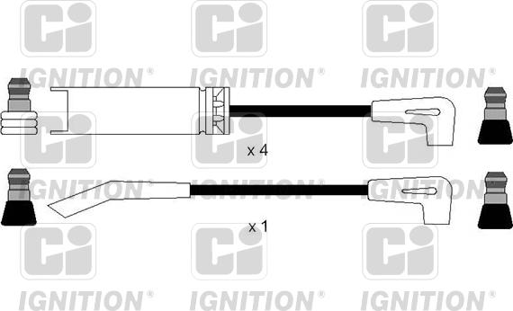 Quinton Hazell XC1127 - Kit de câbles d'allumage cwaw.fr