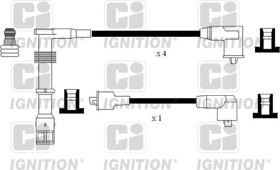 Quinton Hazell XC1175 - Kit de câbles d'allumage cwaw.fr