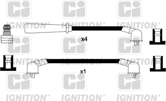 Quinton Hazell XC1231 - Kit de câbles d'allumage cwaw.fr