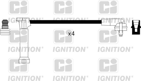 Quinton Hazell XC897 - Kit de câbles d'allumage cwaw.fr