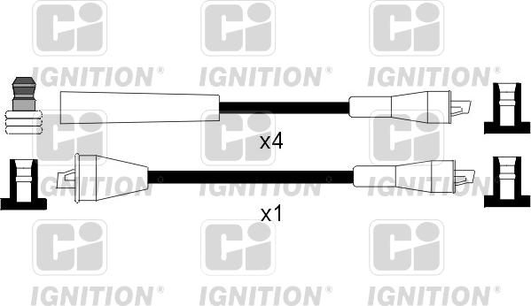 Quinton Hazell XC846 - Kit de câbles d'allumage cwaw.fr