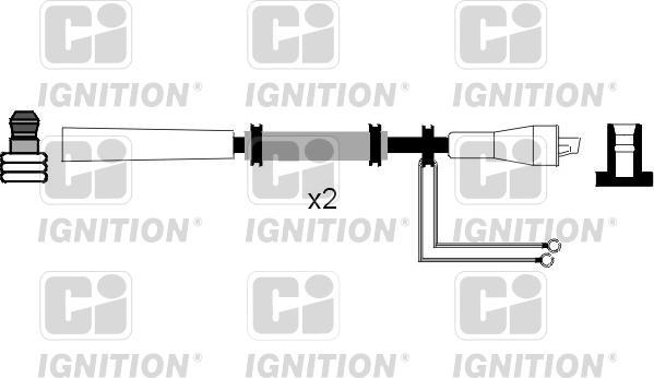 Quinton Hazell XC854 - Kit de câbles d'allumage cwaw.fr