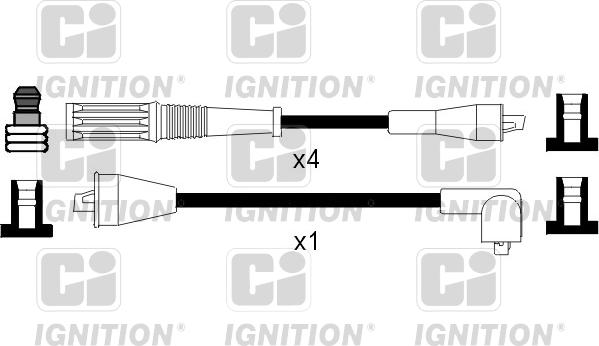 Quinton Hazell XC852 - Kit de câbles d'allumage cwaw.fr