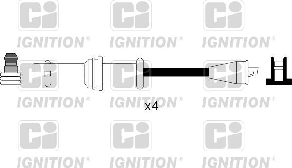 Quinton Hazell XC812 - Kit de câbles d'allumage cwaw.fr