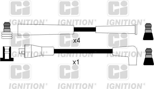 Quinton Hazell XC817 - Kit de câbles d'allumage cwaw.fr