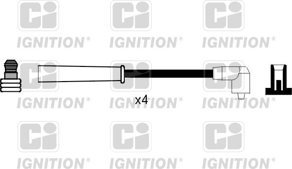 Quinton Hazell XC824 - Kit de câbles d'allumage cwaw.fr