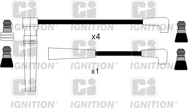 Quinton Hazell XC820 - Kit de câbles d'allumage cwaw.fr