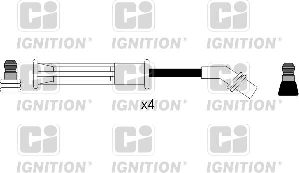 Quinton Hazell XC871 - Kit de câbles d'allumage cwaw.fr