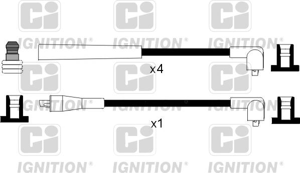 Quinton Hazell XC397 - Kit de câbles d'allumage cwaw.fr