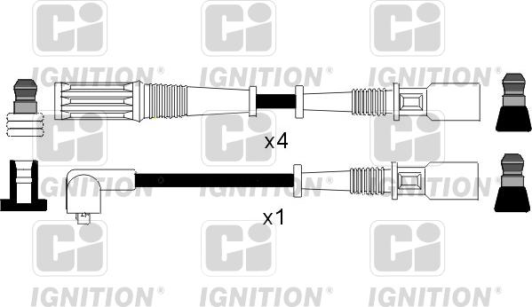 Quinton Hazell XC366 - Kit de câbles d'allumage cwaw.fr