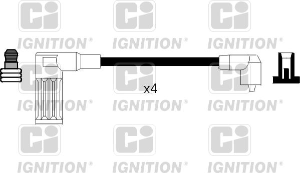 Quinton Hazell XC377 - Kit de câbles d'allumage cwaw.fr