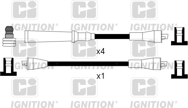 Quinton Hazell XC265 - Kit de câbles d'allumage cwaw.fr