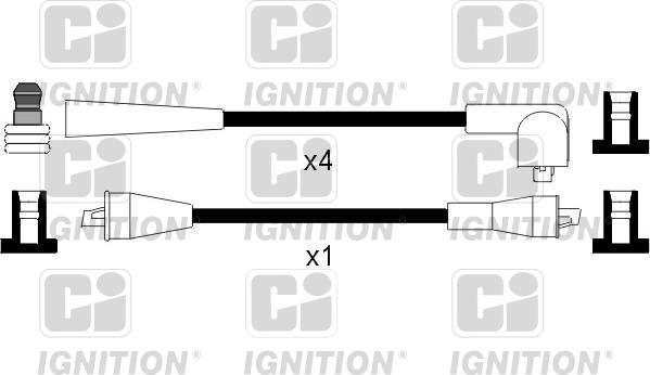 Quinton Hazell XC209 - Kit de câbles d'allumage cwaw.fr