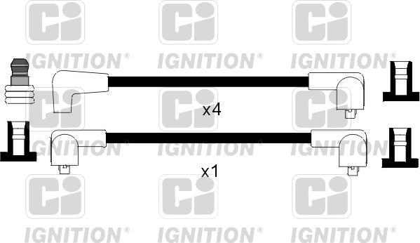 Quinton Hazell XC206 - Kit de câbles d'allumage cwaw.fr