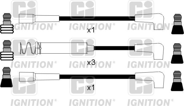 Quinton Hazell XC237 - Kit de câbles d'allumage cwaw.fr