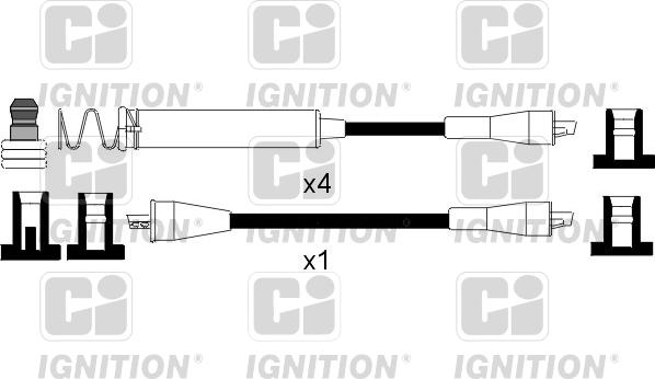 Quinton Hazell XC229 - Kit de câbles d'allumage cwaw.fr