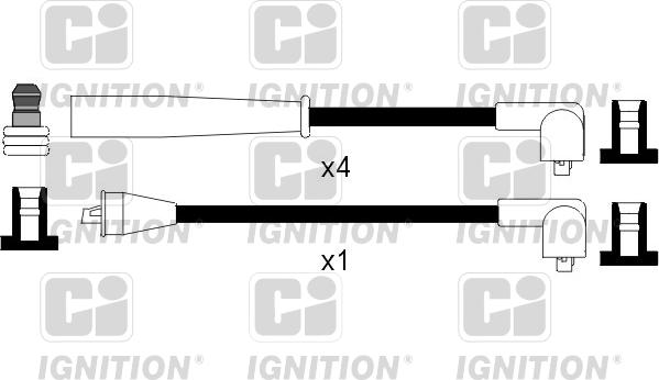 Quinton Hazell XC799 - Kit de câbles d'allumage cwaw.fr