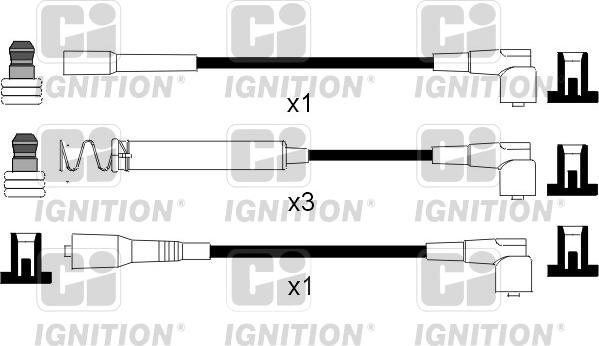 Quinton Hazell XC794 - Kit de câbles d'allumage cwaw.fr