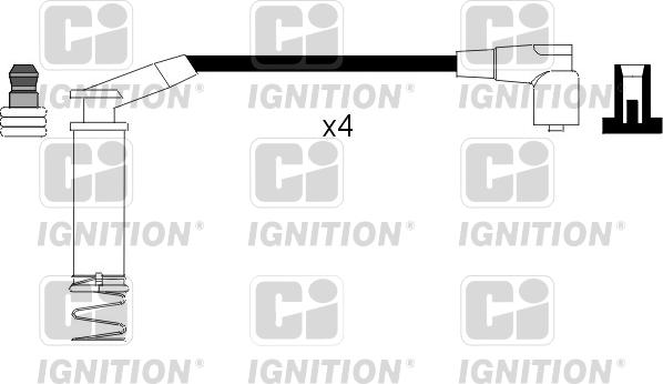 Quinton Hazell XC795 - Kit de câbles d'allumage cwaw.fr