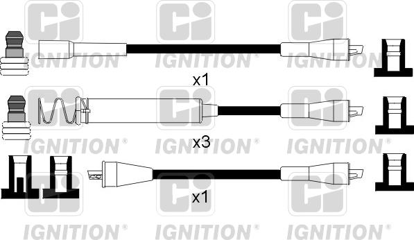 Quinton Hazell XC792 - Kit de câbles d'allumage cwaw.fr