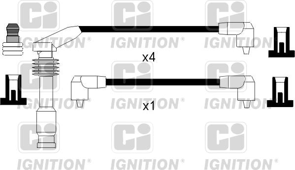 Quinton Hazell XC797 - Kit de câbles d'allumage cwaw.fr