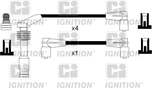 Quinton Hazell XC761 - Kit de câbles d'allumage cwaw.fr